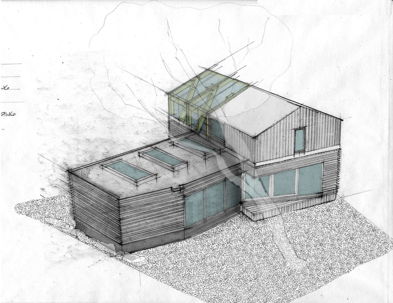 微型谷仓变艺术工作室，设计巧妙融入自然-40