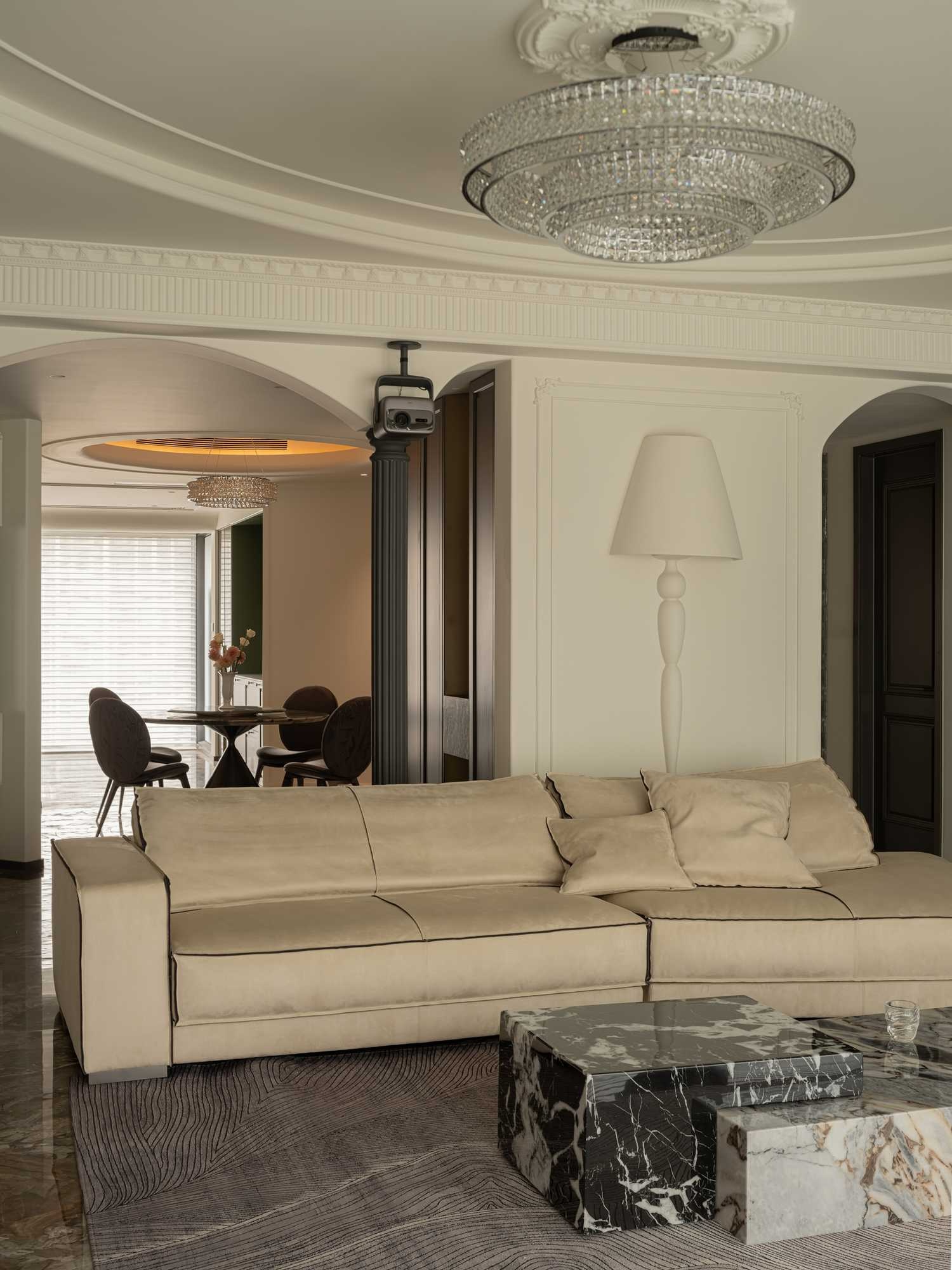 《栖羽》240㎡现代法式丨宏福樘设计-7