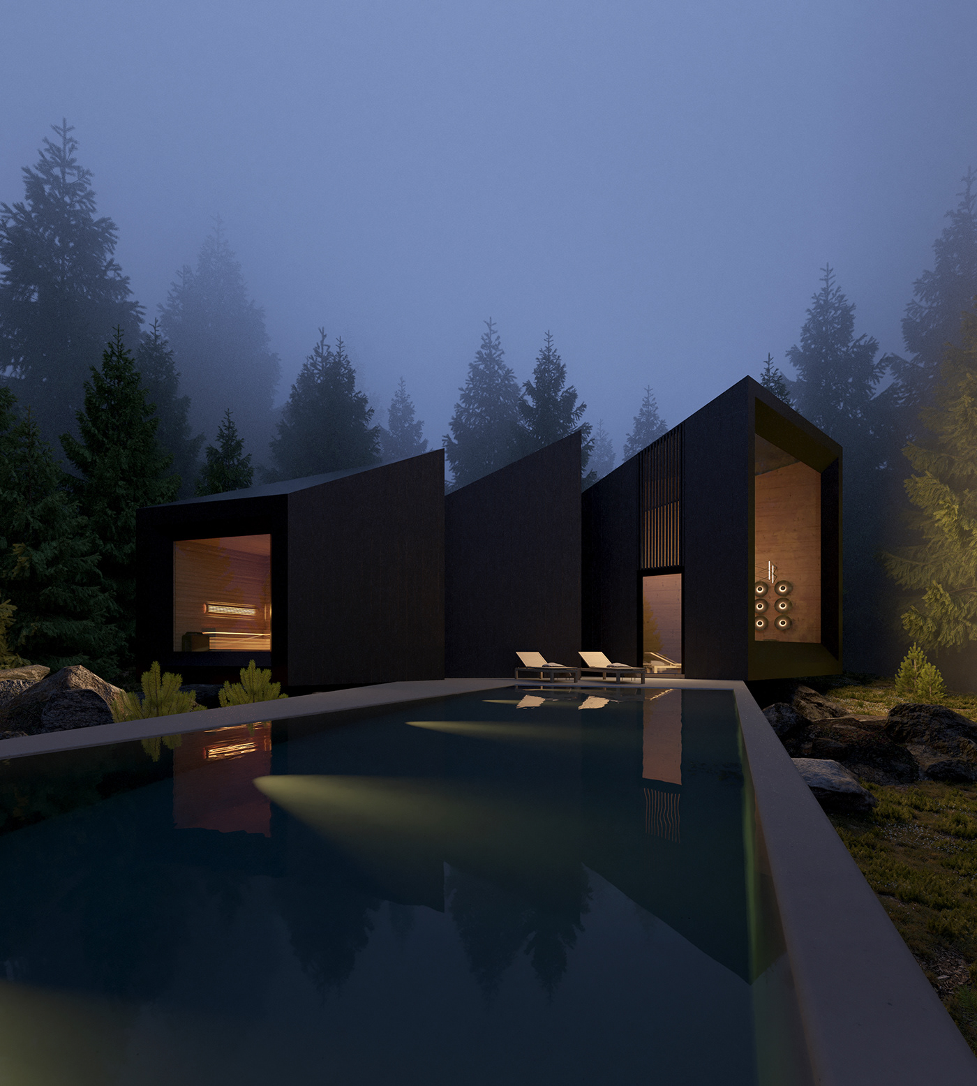 智能温泉度假屋丨乌克兰丨MIchael Samoriz-1