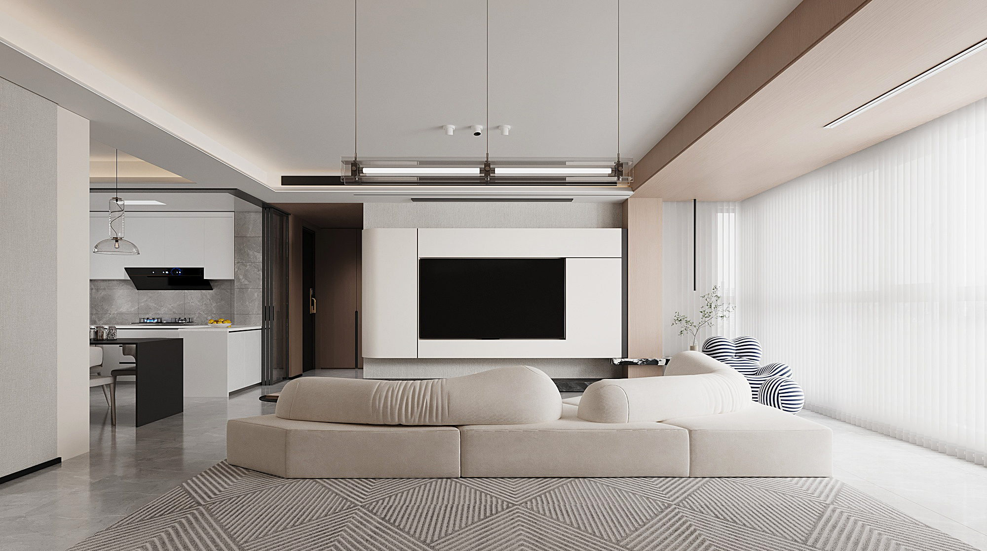 客餐厅一体设计-0