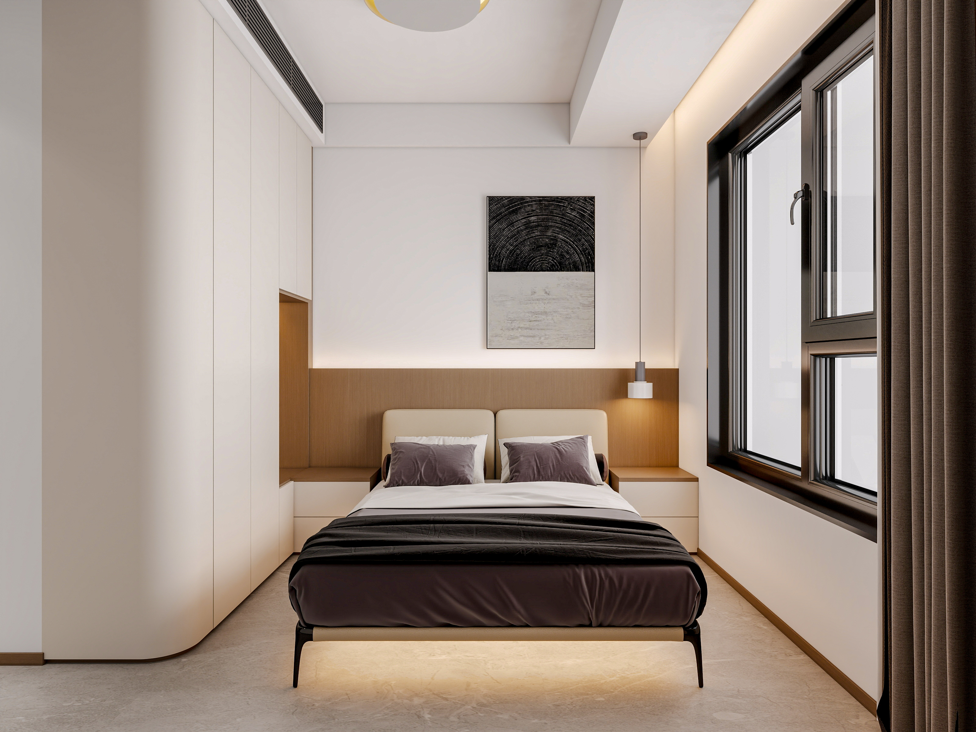 四川成都郫都春屿溪岸（295平方意式极简四居室）-49