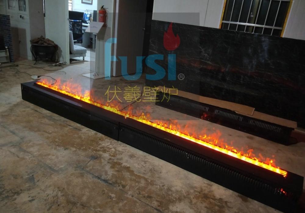伏羲雾化壁炉分段设计上电梯对接安装-14
