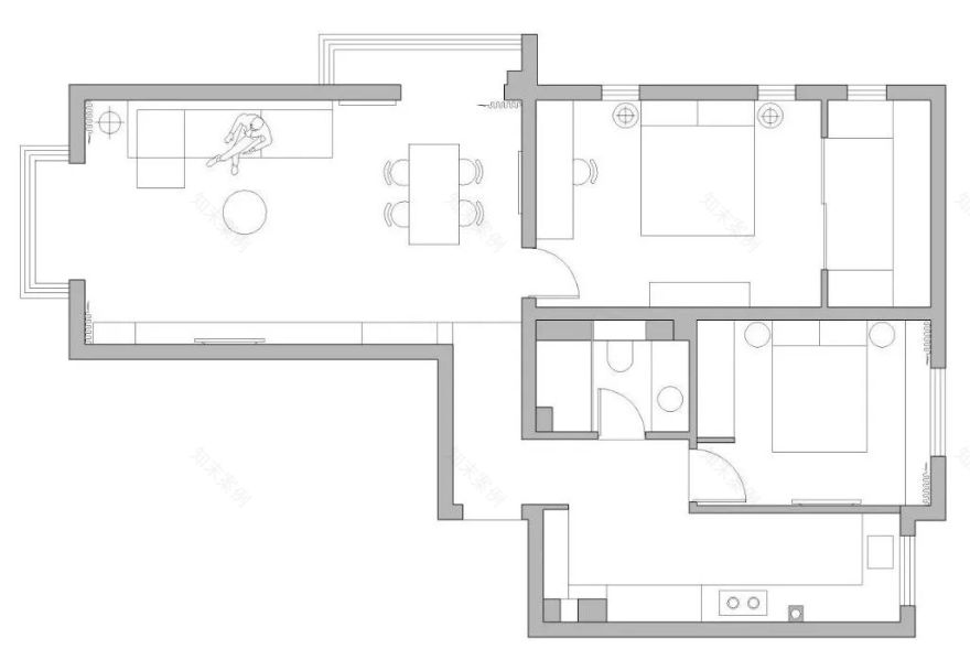 81㎡现代简约家居,设计师的质感生活-5