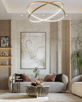 Reception & Living Room 设计丨埃及丨Noria Studio