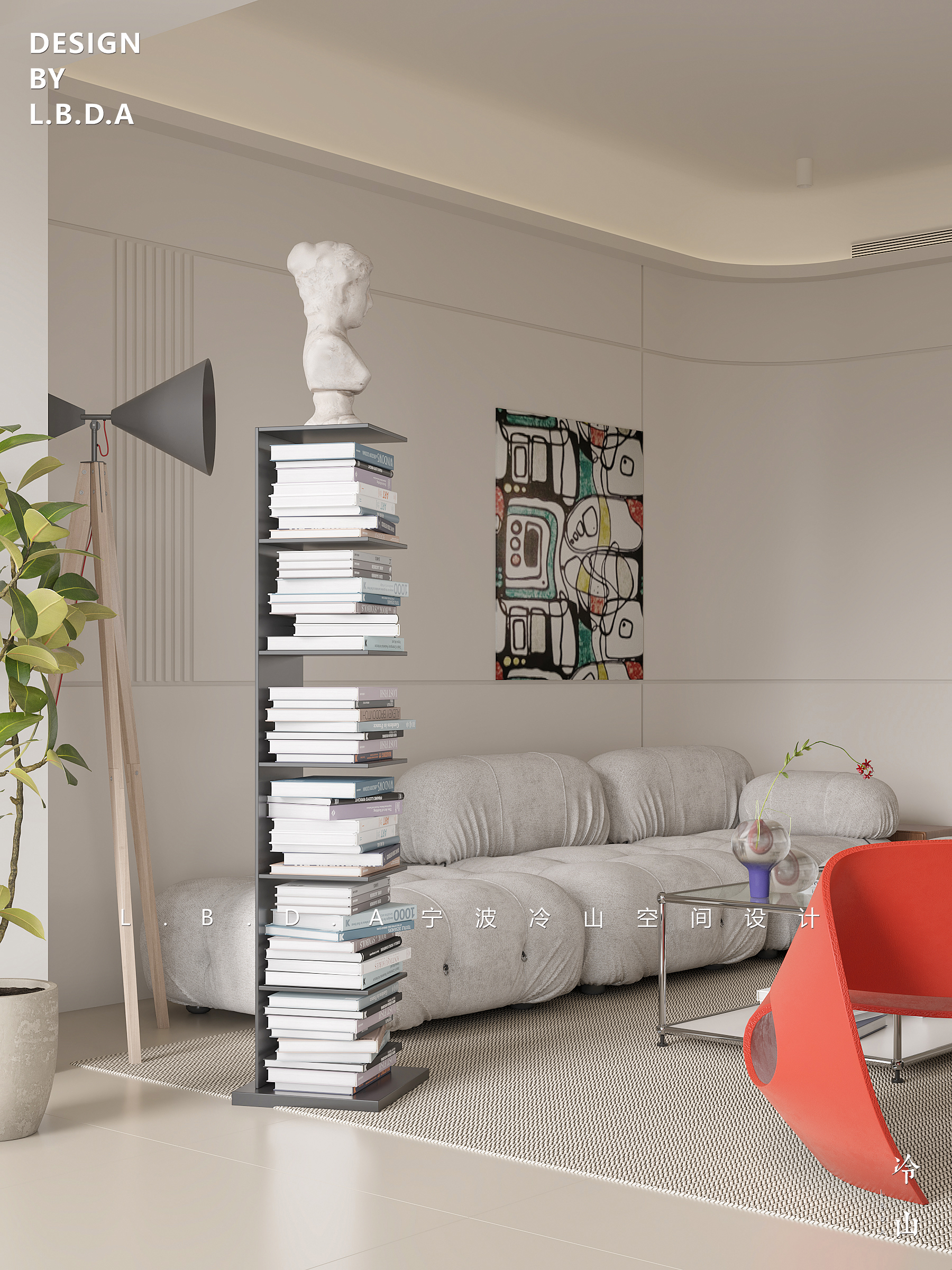 宝旭官邸，113㎡现代简约室内设计-6