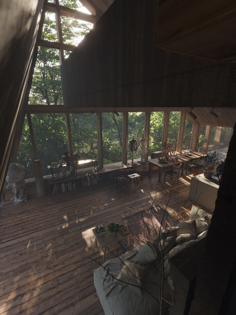 阳光空气下的房子-2