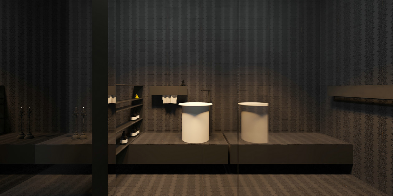 高级黑+橘色室内设计-19