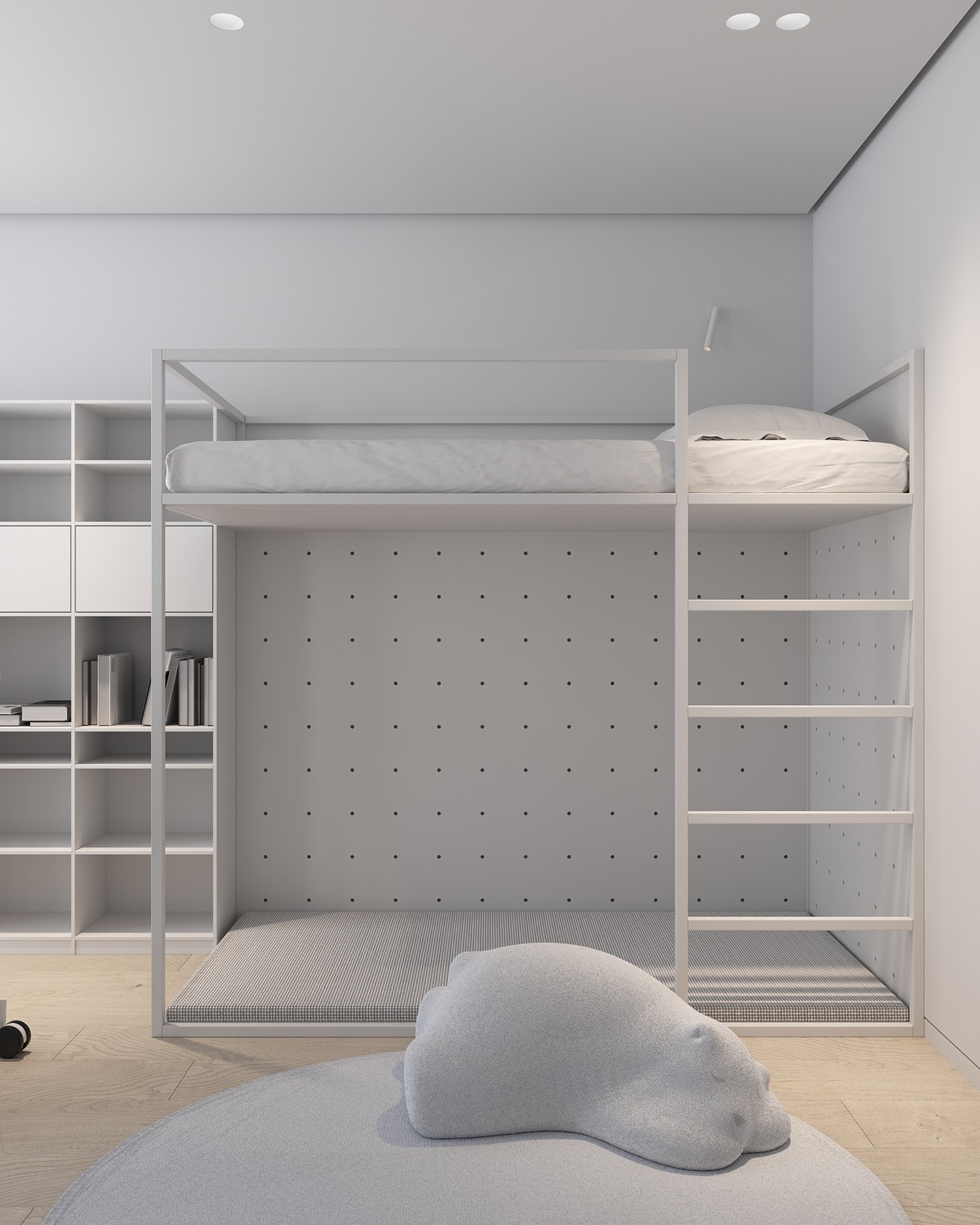 白色系简约风住宅设计 至简至美！-15