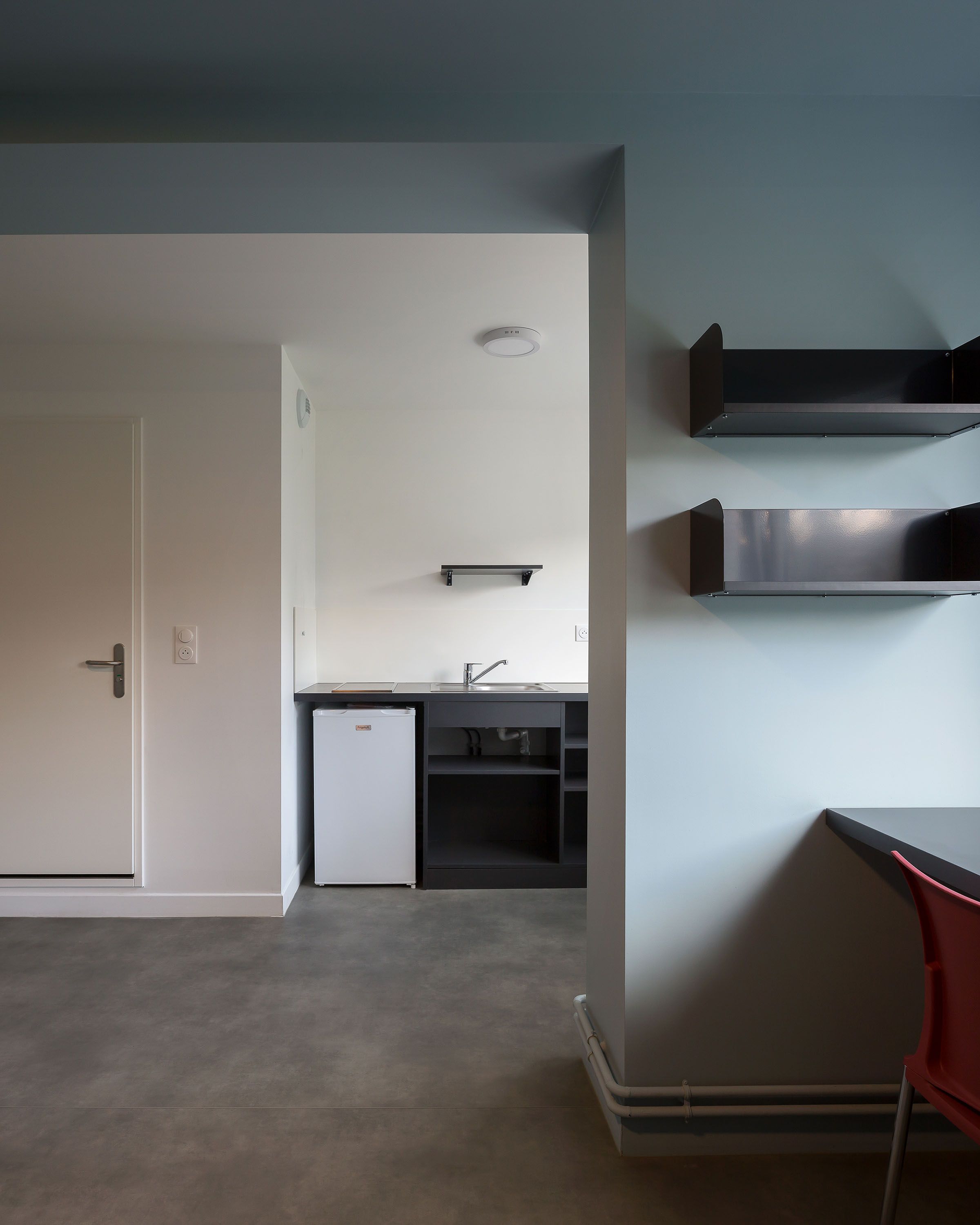 CROUS蒙普莱西尔学生公寓E楼改造项目丨法国丨A3architectures,Eléonore Nicolas等-14