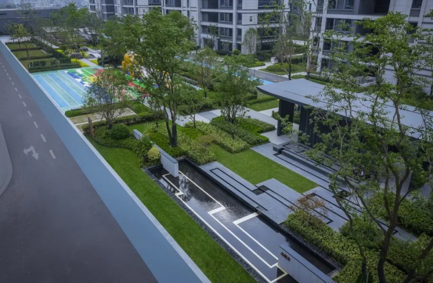 杭州北孔雀城·璟澜府景观设计丨中国湖州丨上海万境景观规划设计有限公司-8