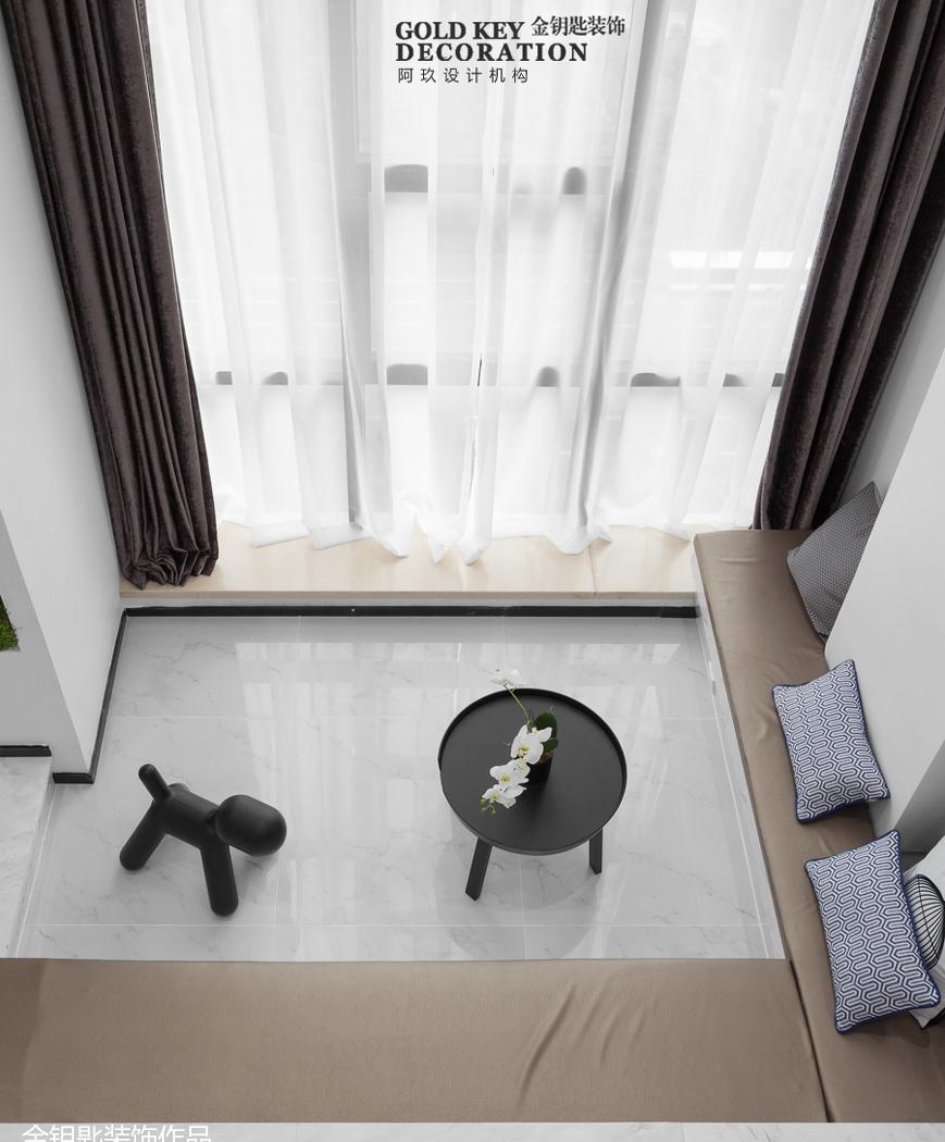 港龙尚层现代风设计 打造空灵空间-16