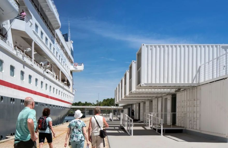 模块化集装箱码头,打造塞维利亚多功能游轮空间-19