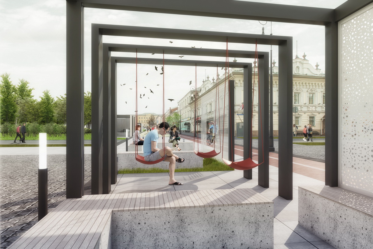 弗拉基米尔少女街景观整治项目丨俄罗斯弗拉基米尔丨Osetskaya.Salov. (ex.ARCHSLON)等-16