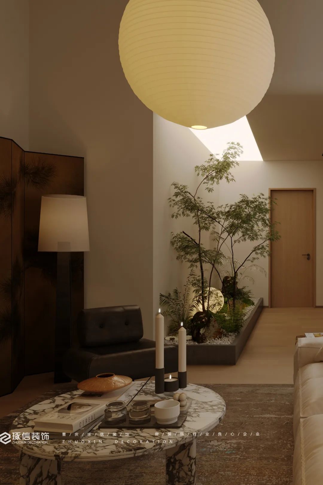 龙湖源著原木中古风丨中国重庆丨琢信装饰-19