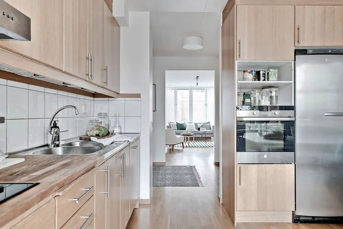 清新蓝绿引领的 84 平米单色空间逆袭-9