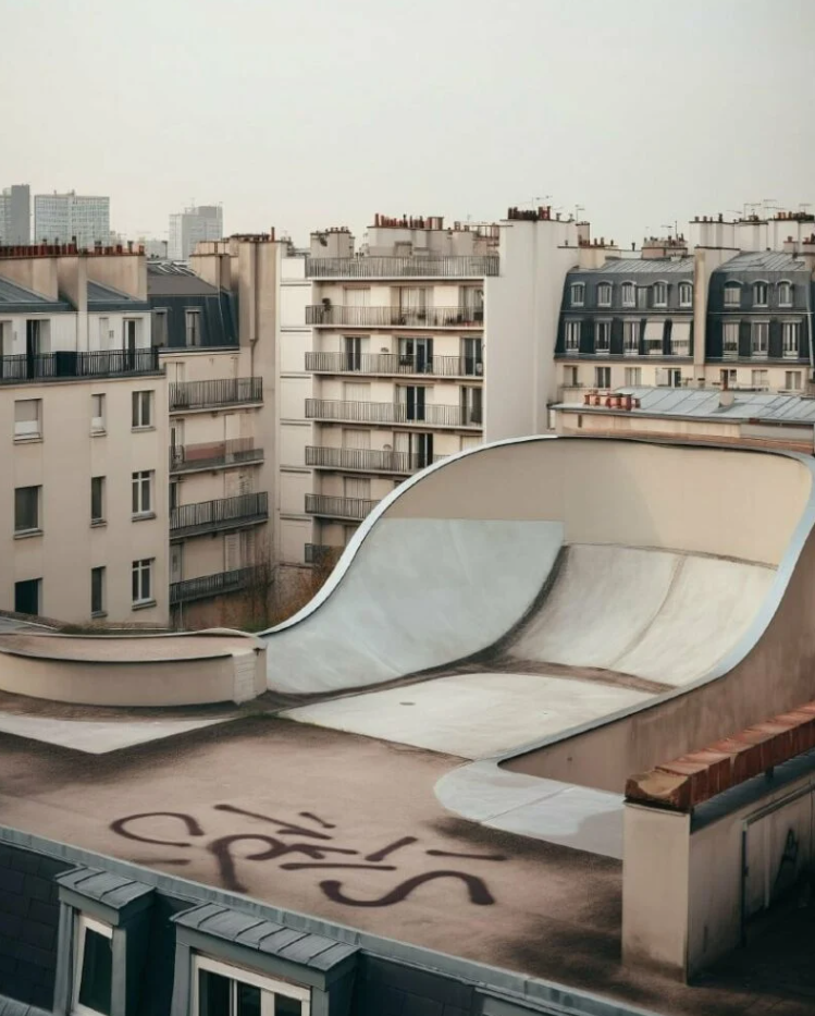 巴黎隐藏的滑板公园丨法国巴黎丨ūti Architectes-17