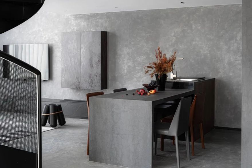 120m²暗黑系公寓,冷硬质感还原深邃本真!-24