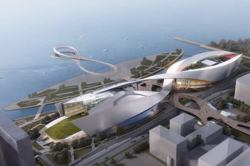 苏州湾文化中心 | 太湖之滨的“双飘带”建筑诗篇-30