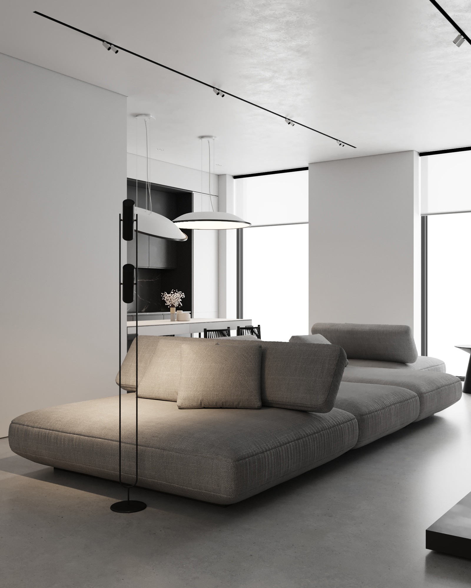 高级灰色系公寓设计-6