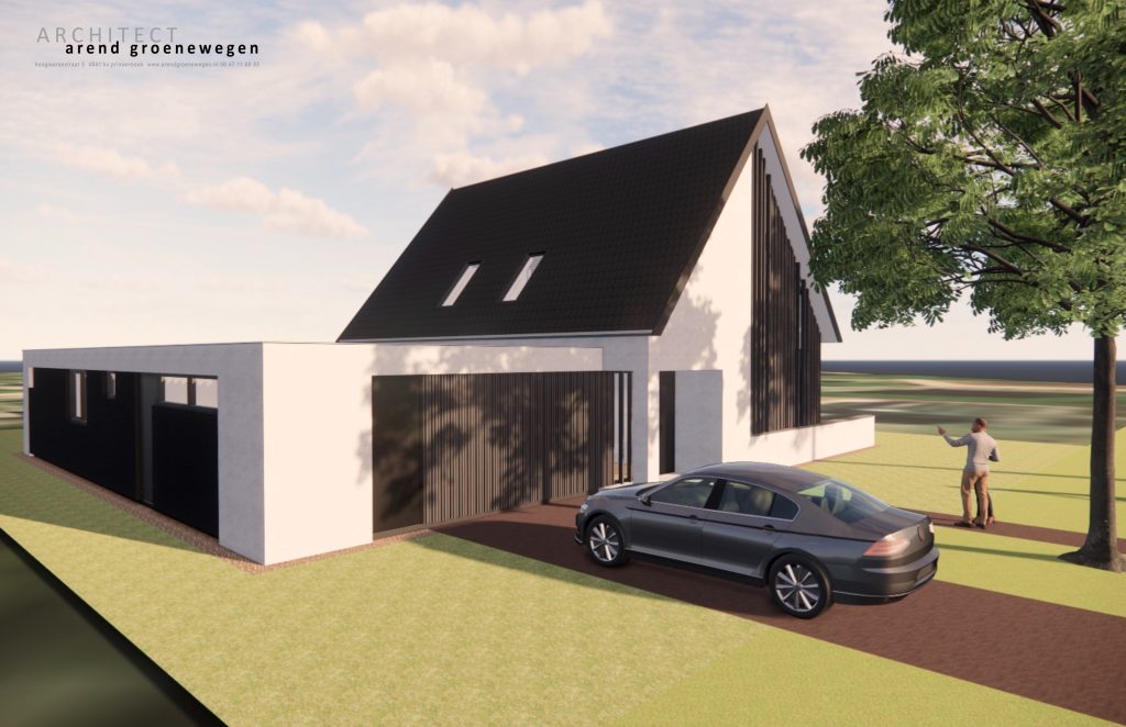 Moderne woning - stucwerk en aluminium - Arend Groenewegen Architect BNA-6