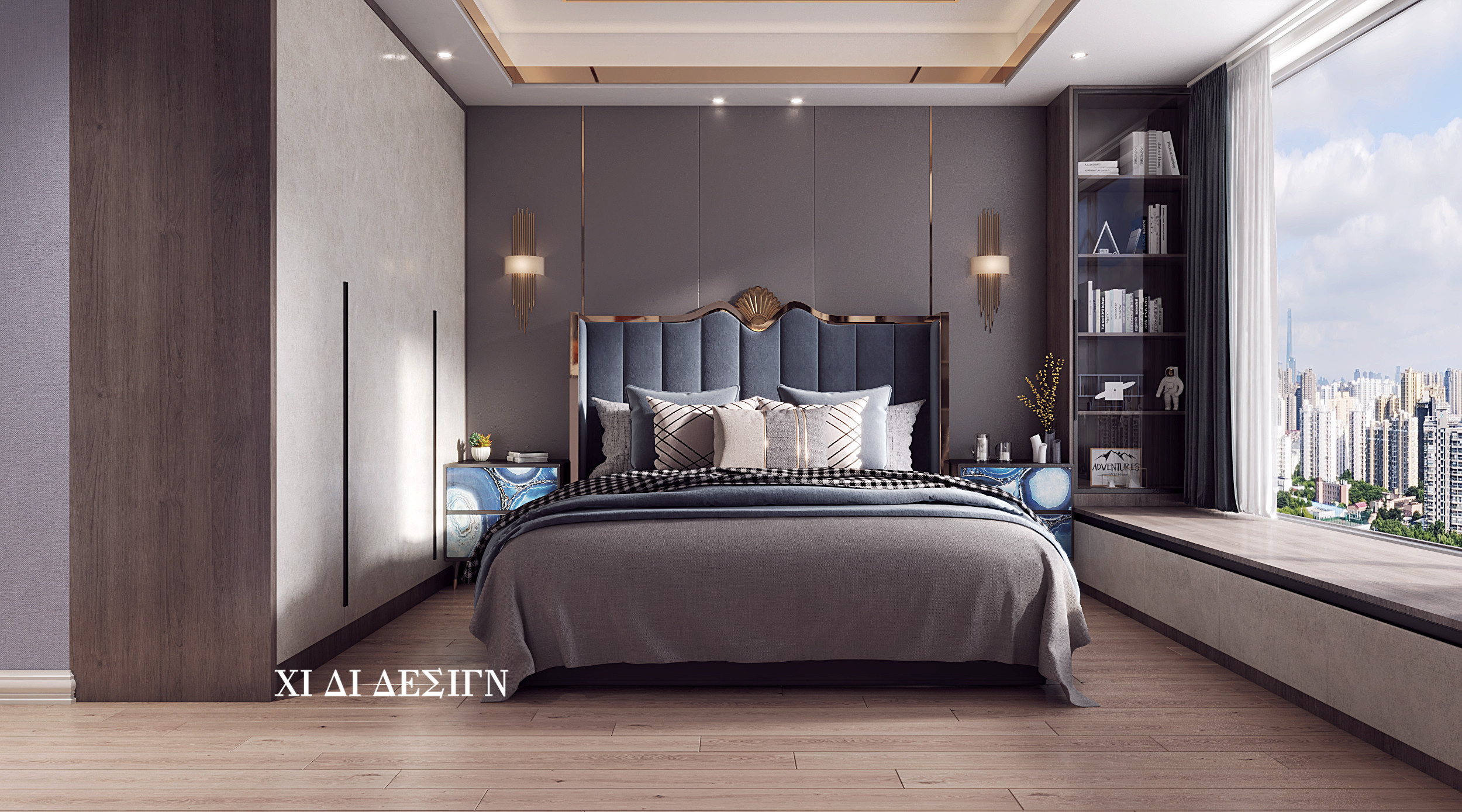 精致轻奢样板间设计案例-7