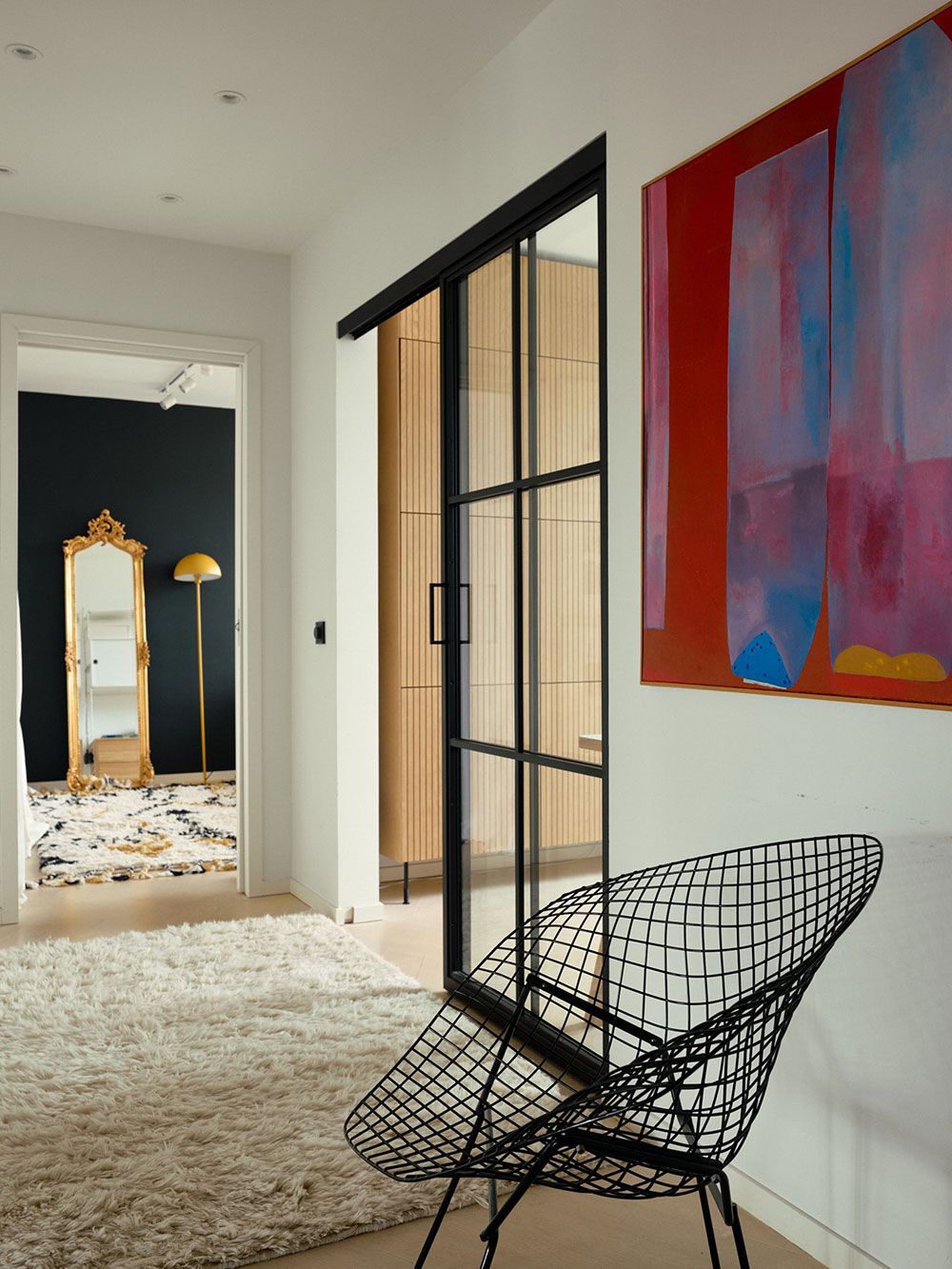 斯德哥尔摩时尚顶层公寓，玻璃隔墙成焦点-23