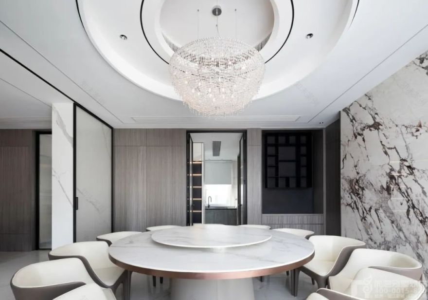 1250㎡现代奢华别墅设计丨尚层别墅装饰-34