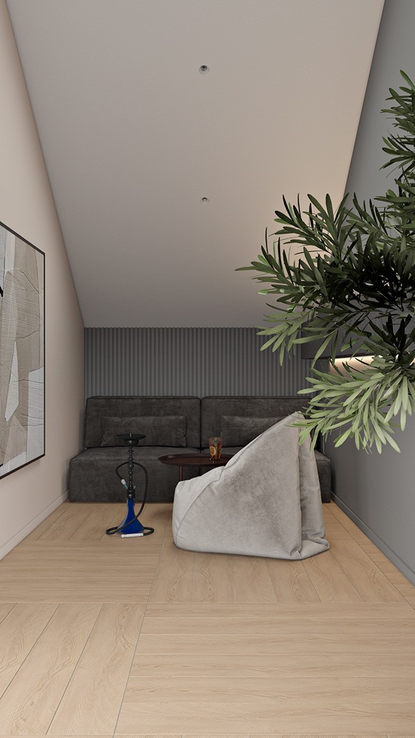 原木与浅灰色室内设计-30