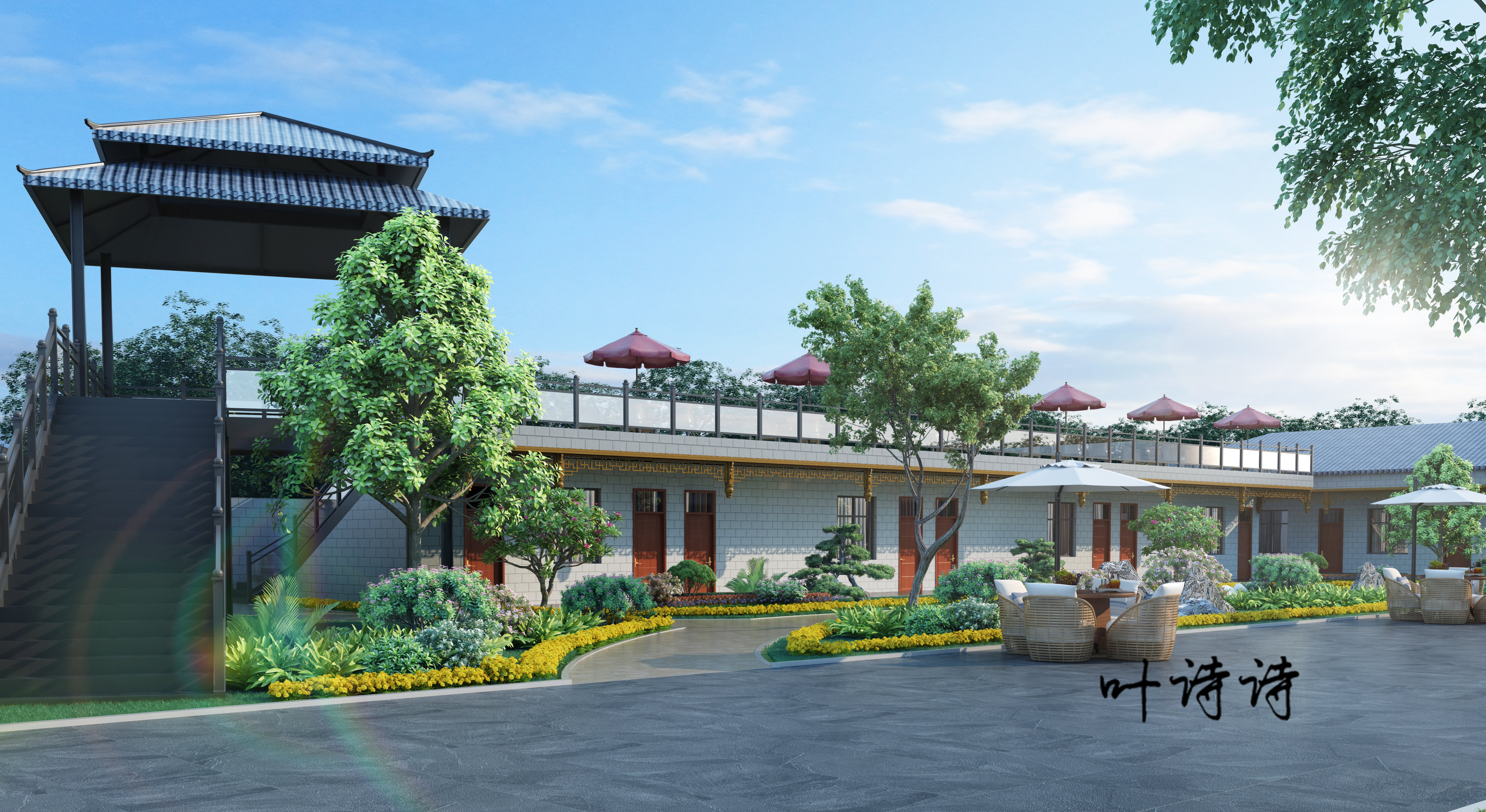 室外效果图|透视|外立面|外观-7