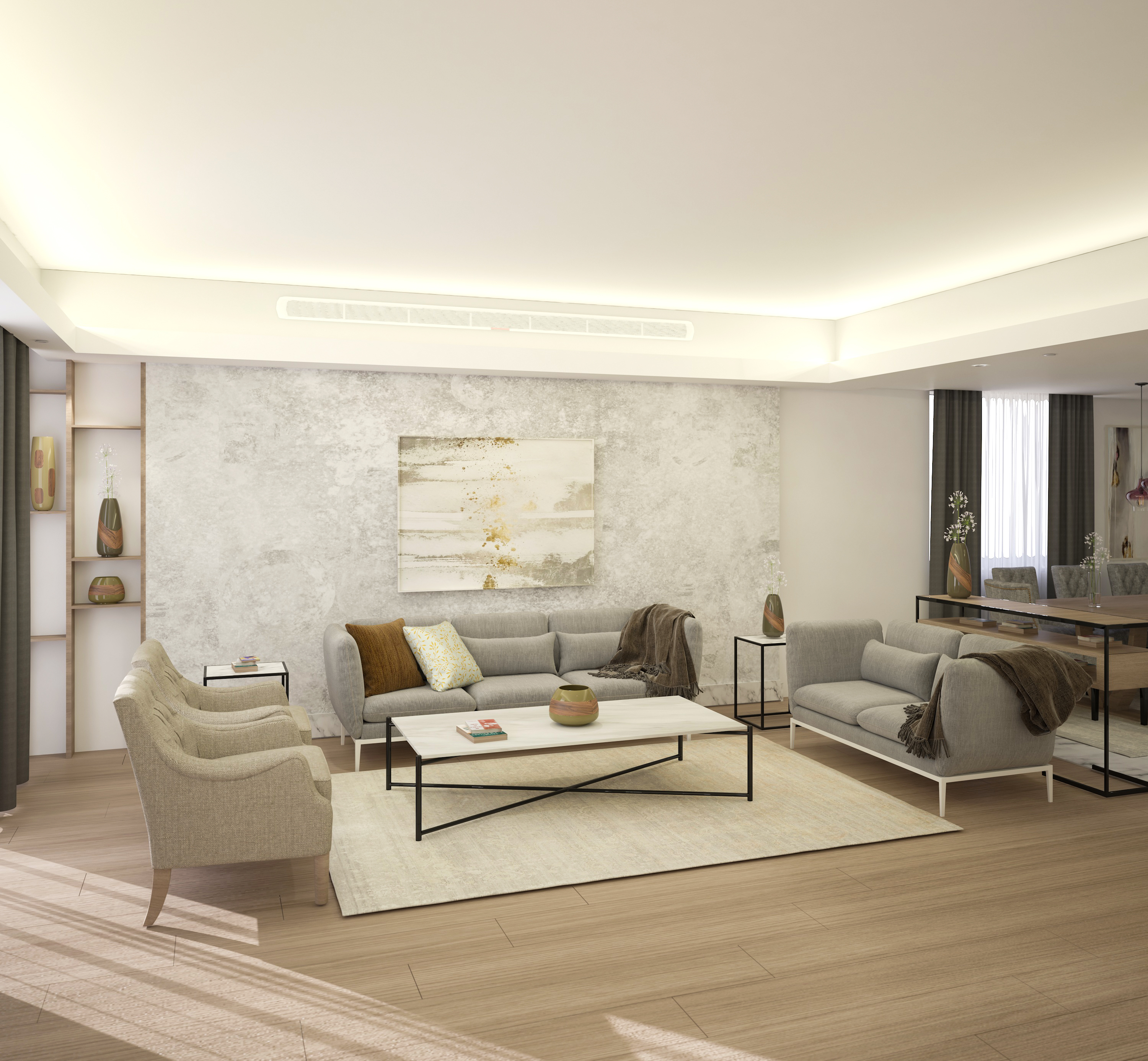 别墅一层室内设计-12