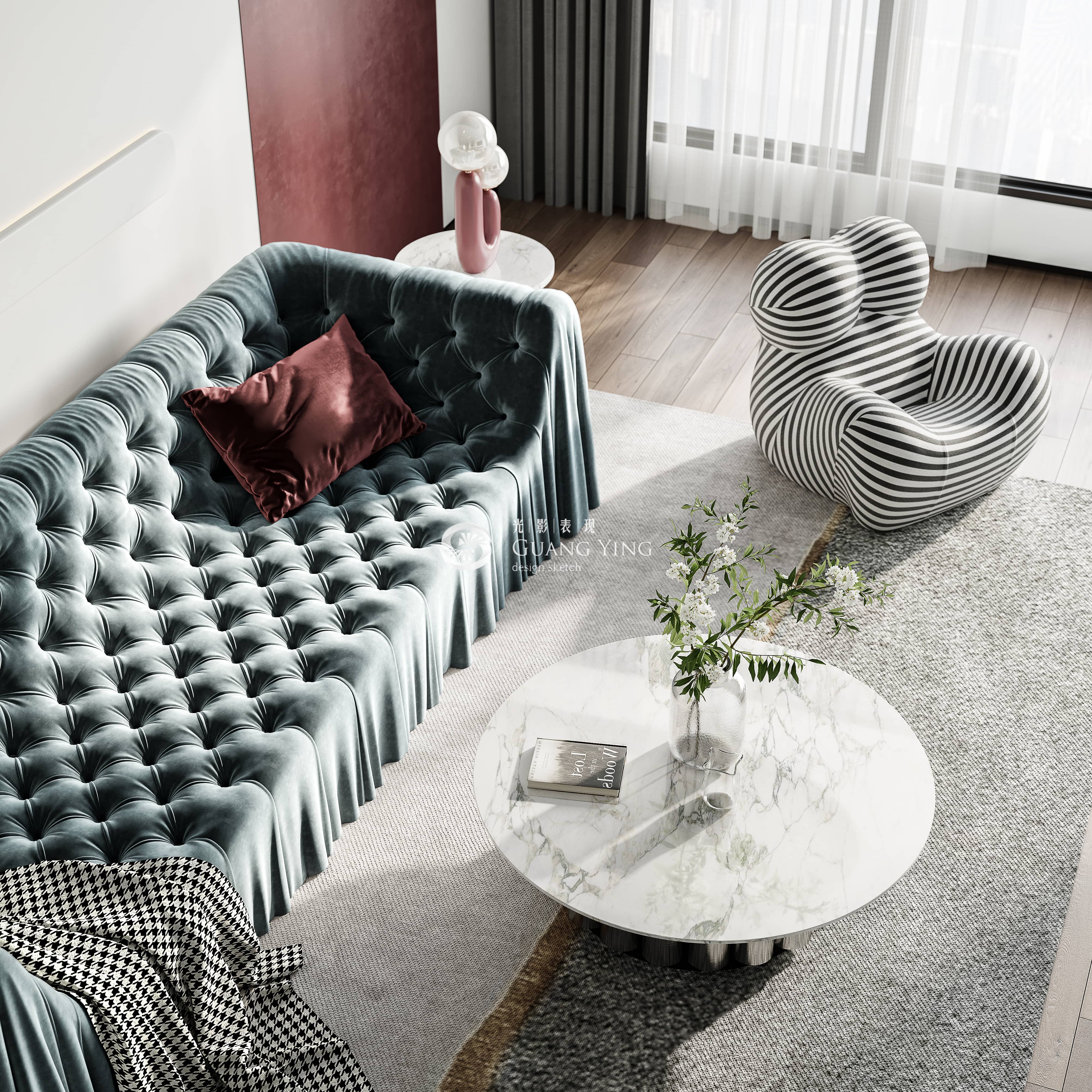 光影视觉写实作品：现代家装-2