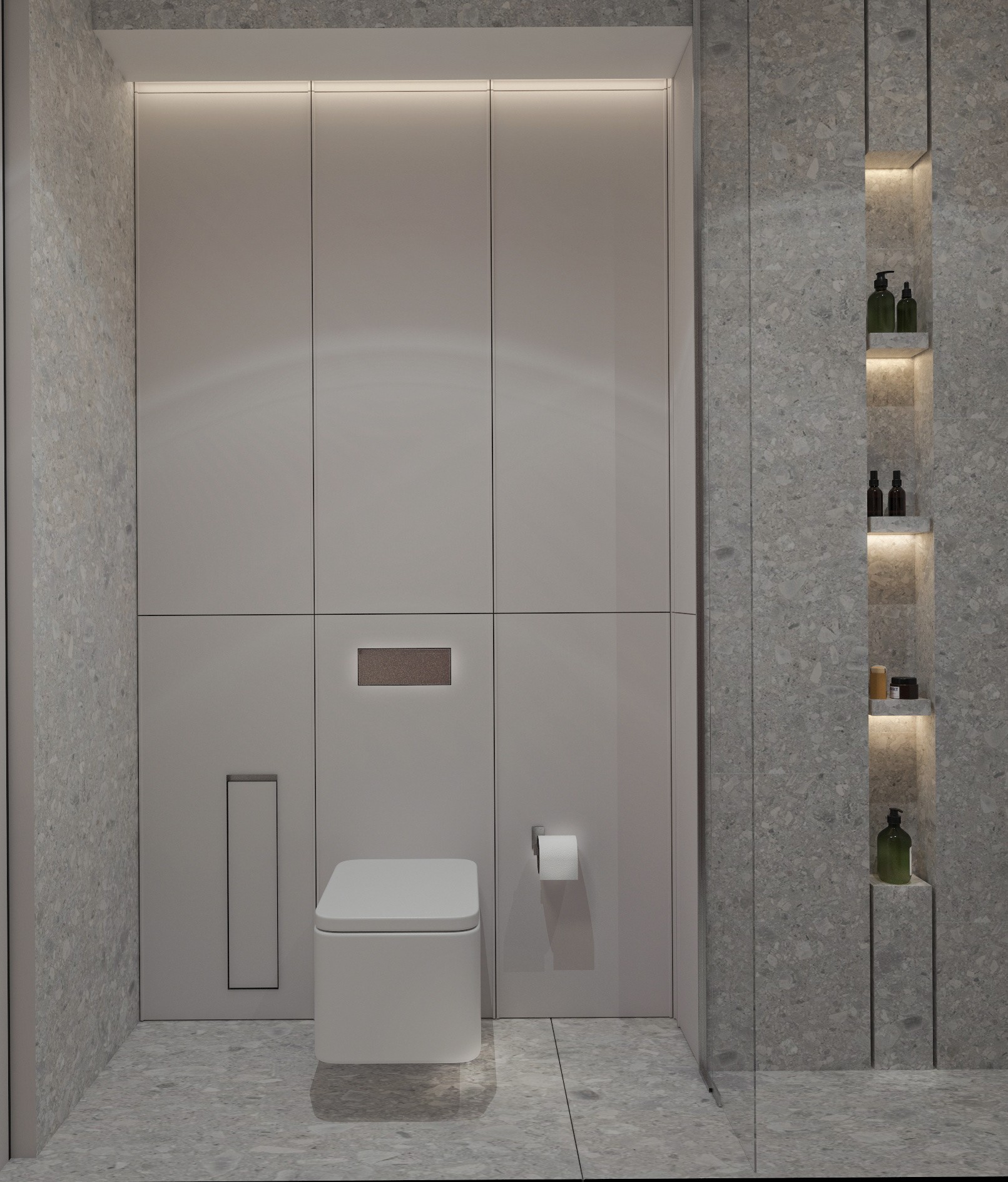 现代空间设计，石材系的完美应用！-34