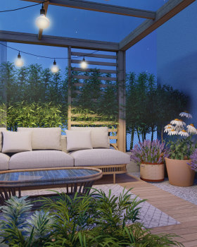 城市波西米亚花园