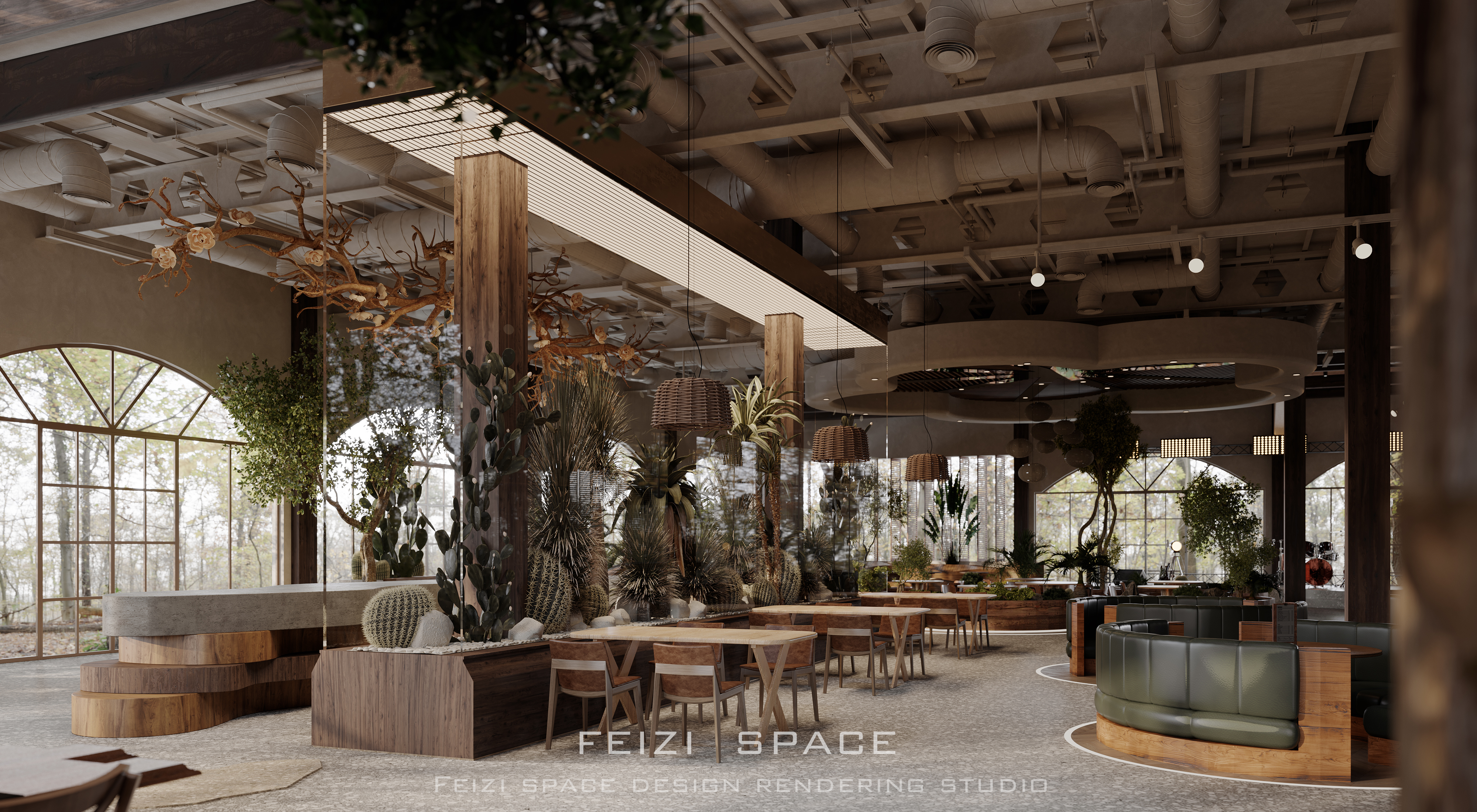 CR写实餐厅效果图——简绘设计×非子表现-7