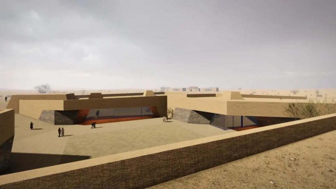 项目|大漠孤烟直，长河落日圆——玉门关东入口游客中心建筑方案设计-25