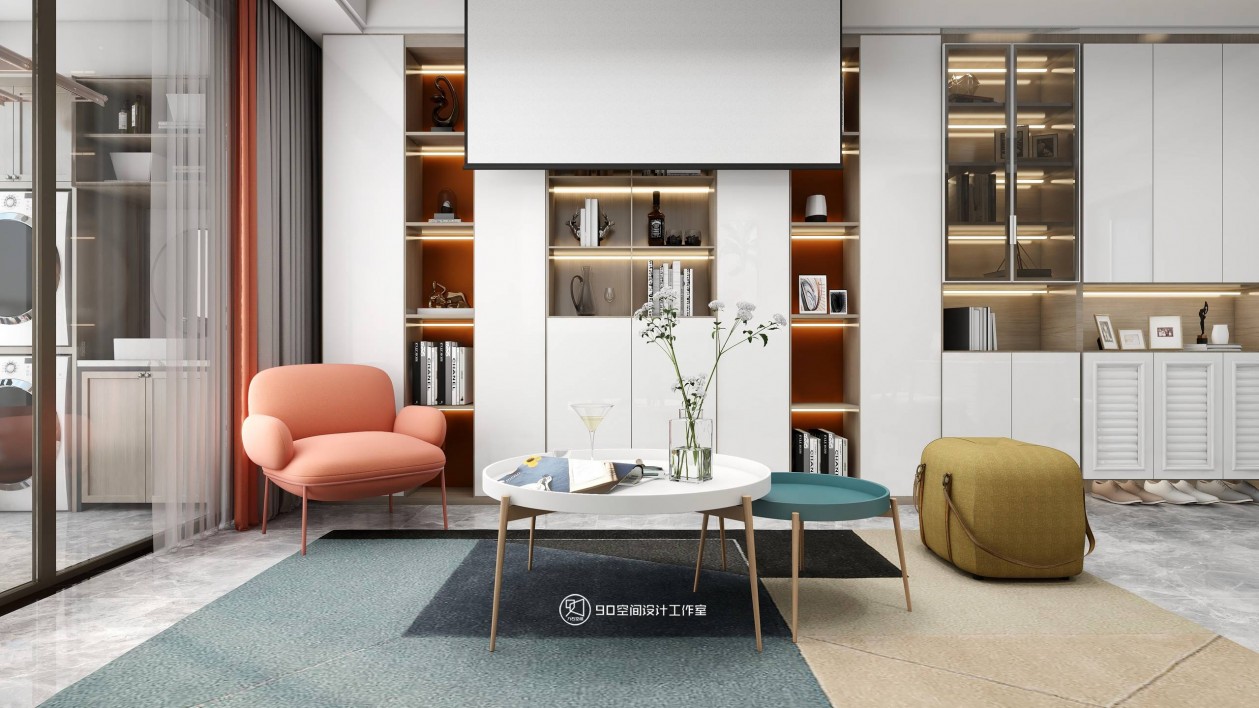 蜜雪冰城北欧风室内设计-15