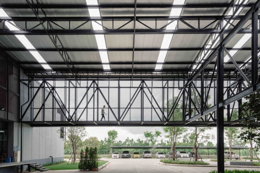 泰国 AOMO 仓库办公楼,创新双层皮肤设计-45