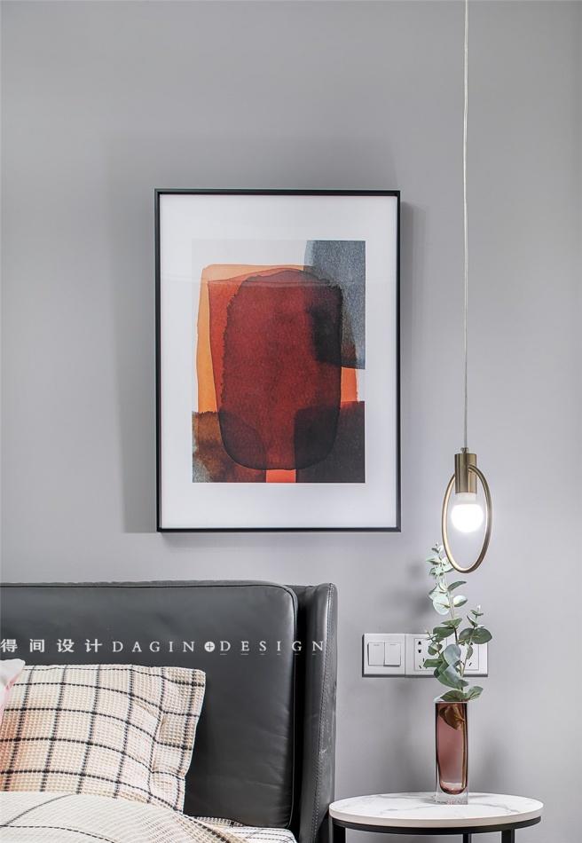 无主灯设计客厅，品味轻复古沙发与西厨空间-34