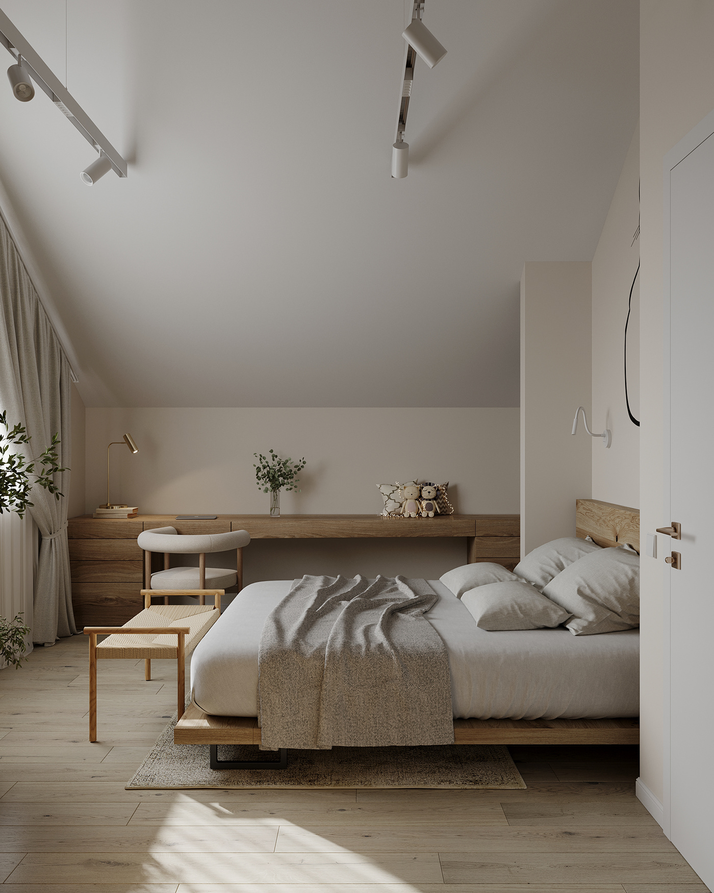 舒适温馨的卧室设计丨sheludkoalexandra-1