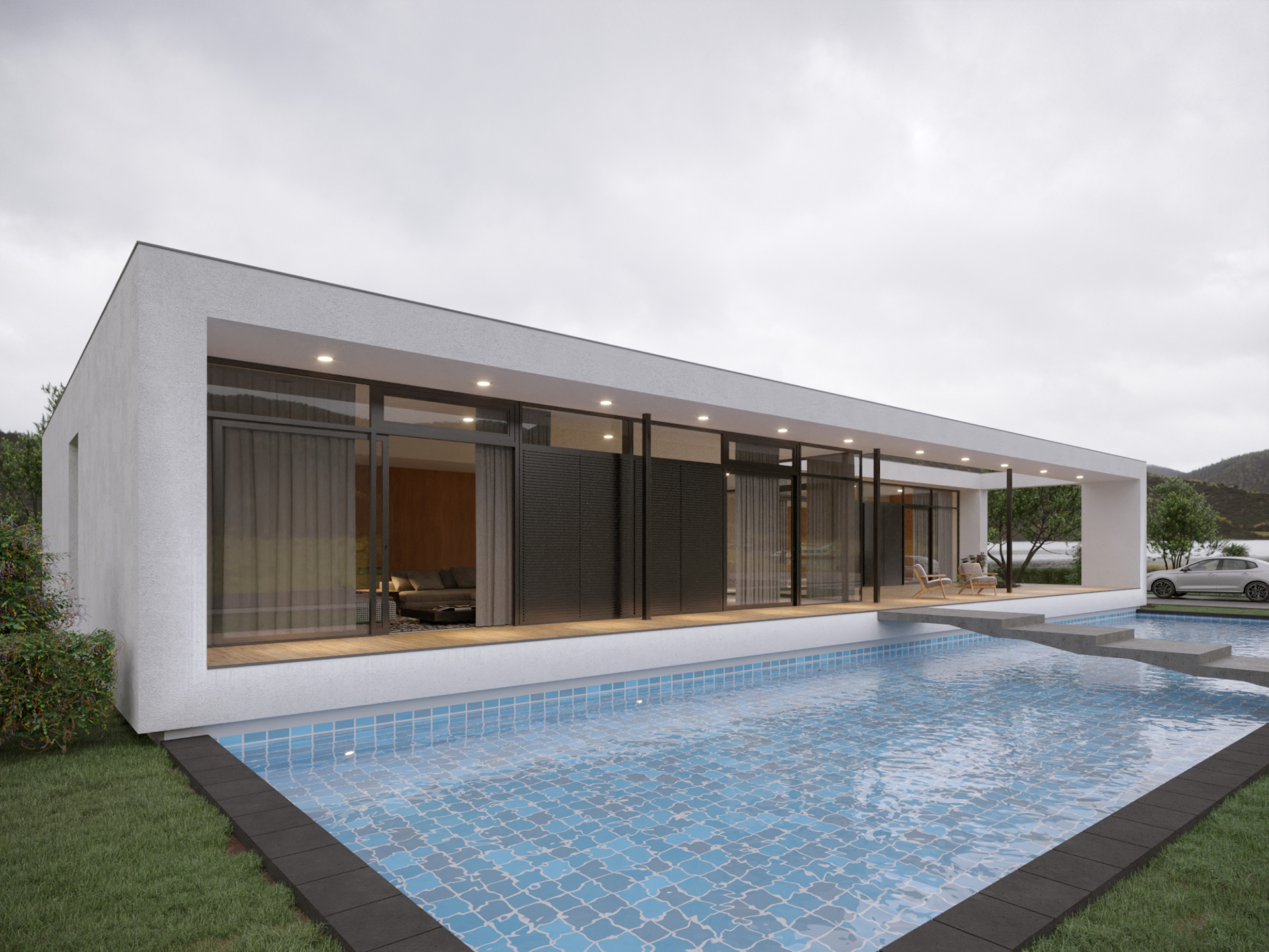 水镜别墅丨CGI-2