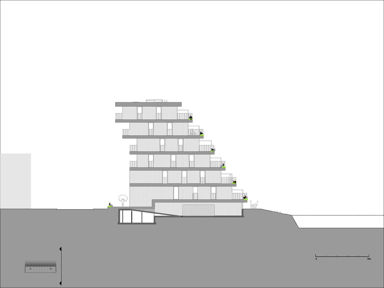 阿姆斯特丹绿色阶梯住宅 | Klencke NL Architects-123