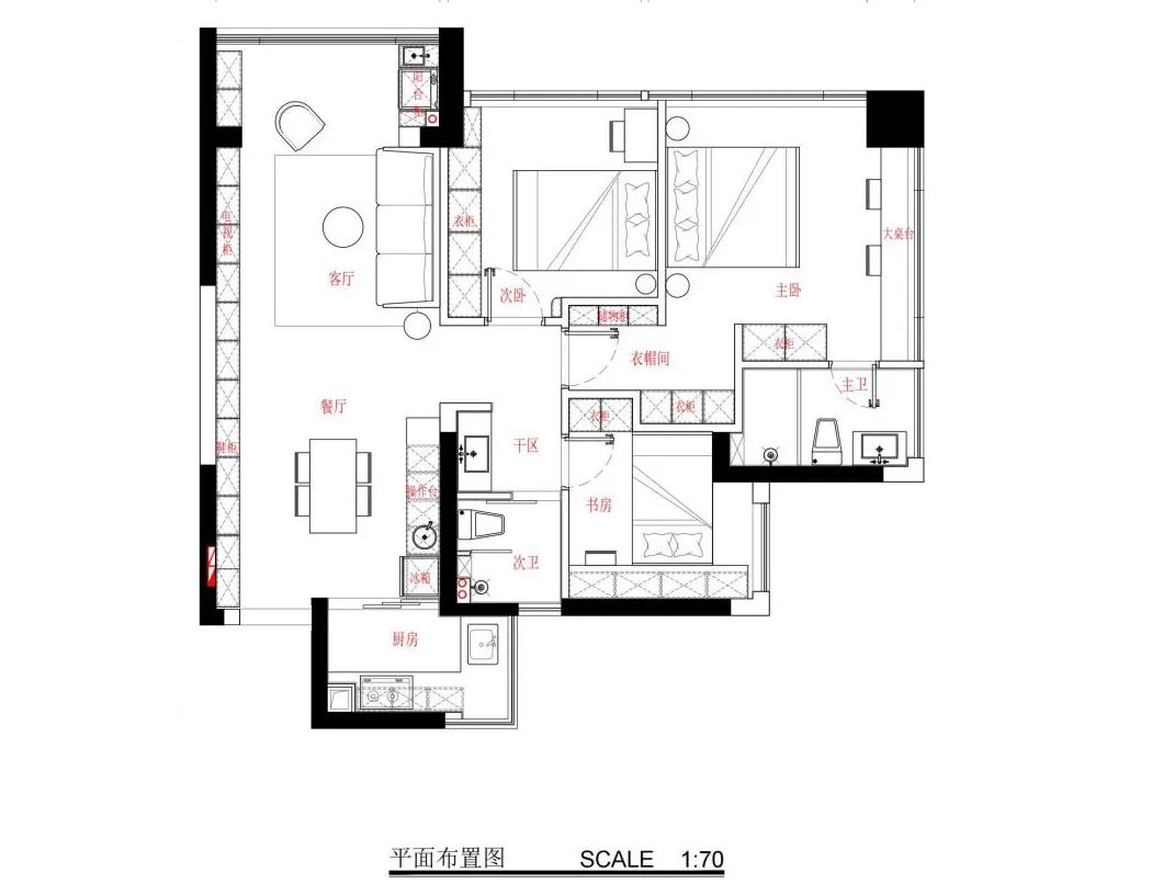 温润奶茶三居丨中国深圳丨深圳零玖贰捌设计机构-11