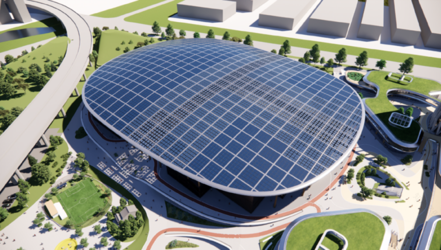 华艺出品|华艺结构大跨度新型结构体系——坪山区体育公园项目顺利通过超限审查-16