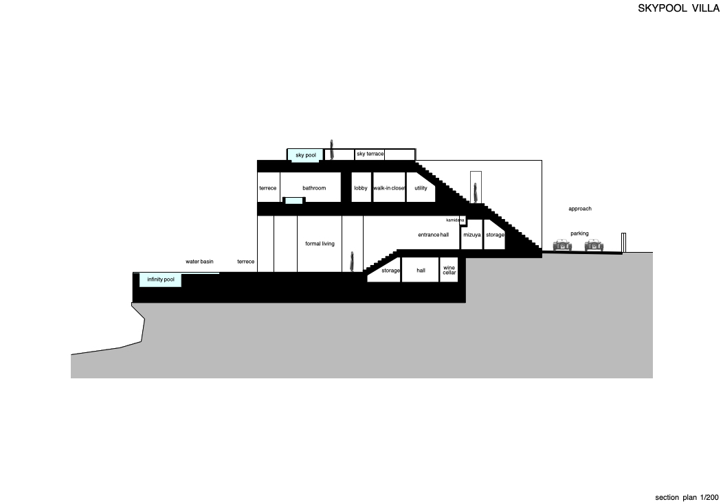 Skypool Villa · 日本海岸线上的透明天空泳池别墅设计丨日本神奈川-33