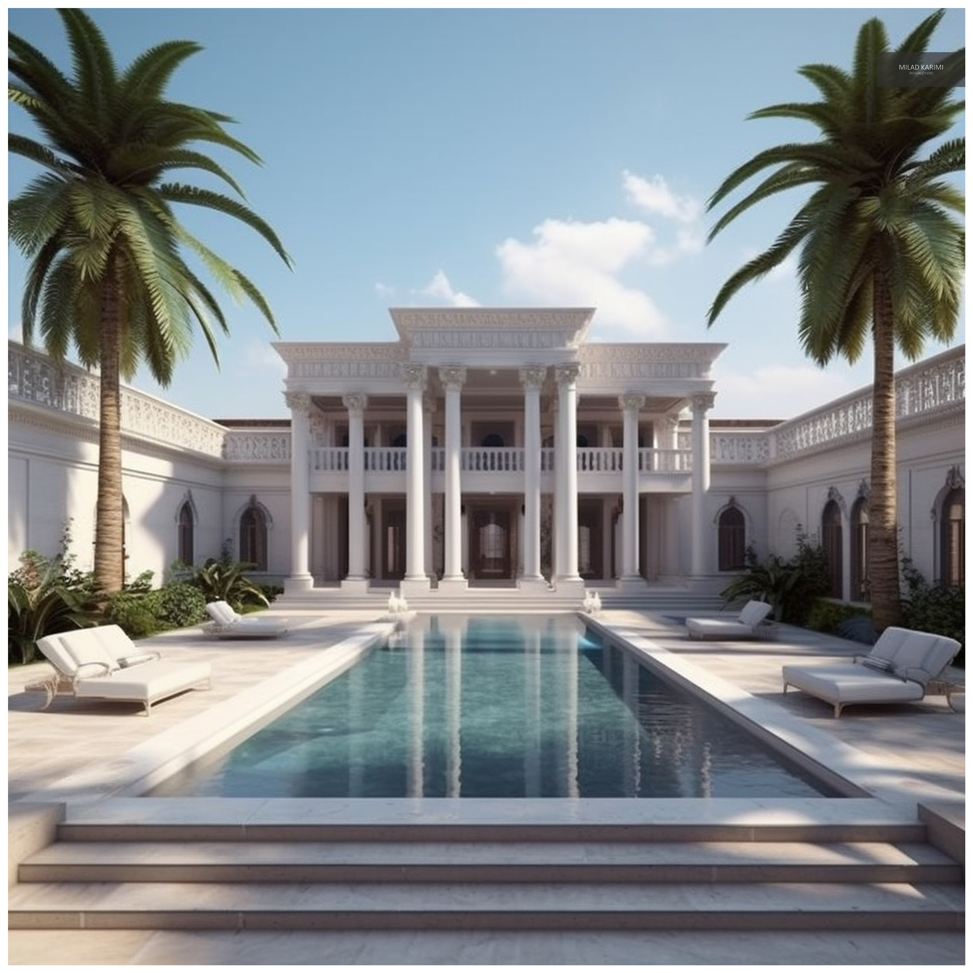 Arabian Palace Exterior Design Part 01-2