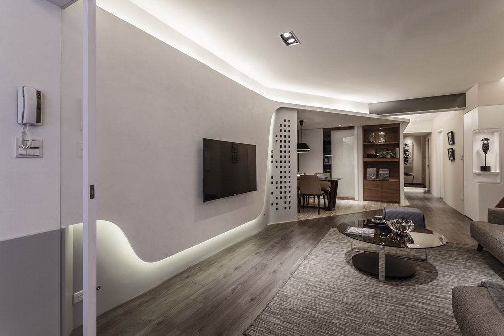 线空间  馥筑时尚室內裝修设计-1