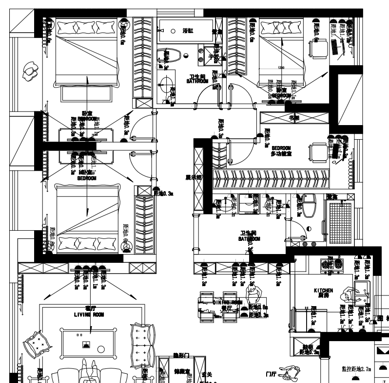 现代北欧家居,开放式餐厨空间,温馨舒适-0