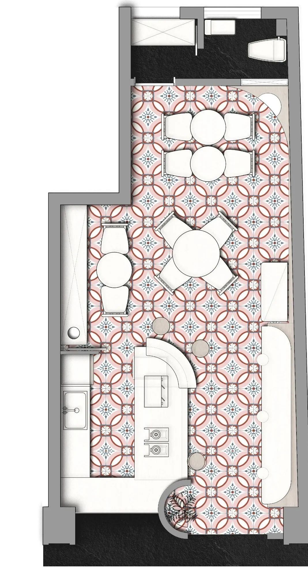 上海 HUGME COFFEE 2.0，粉色复古空间，精致设计-49