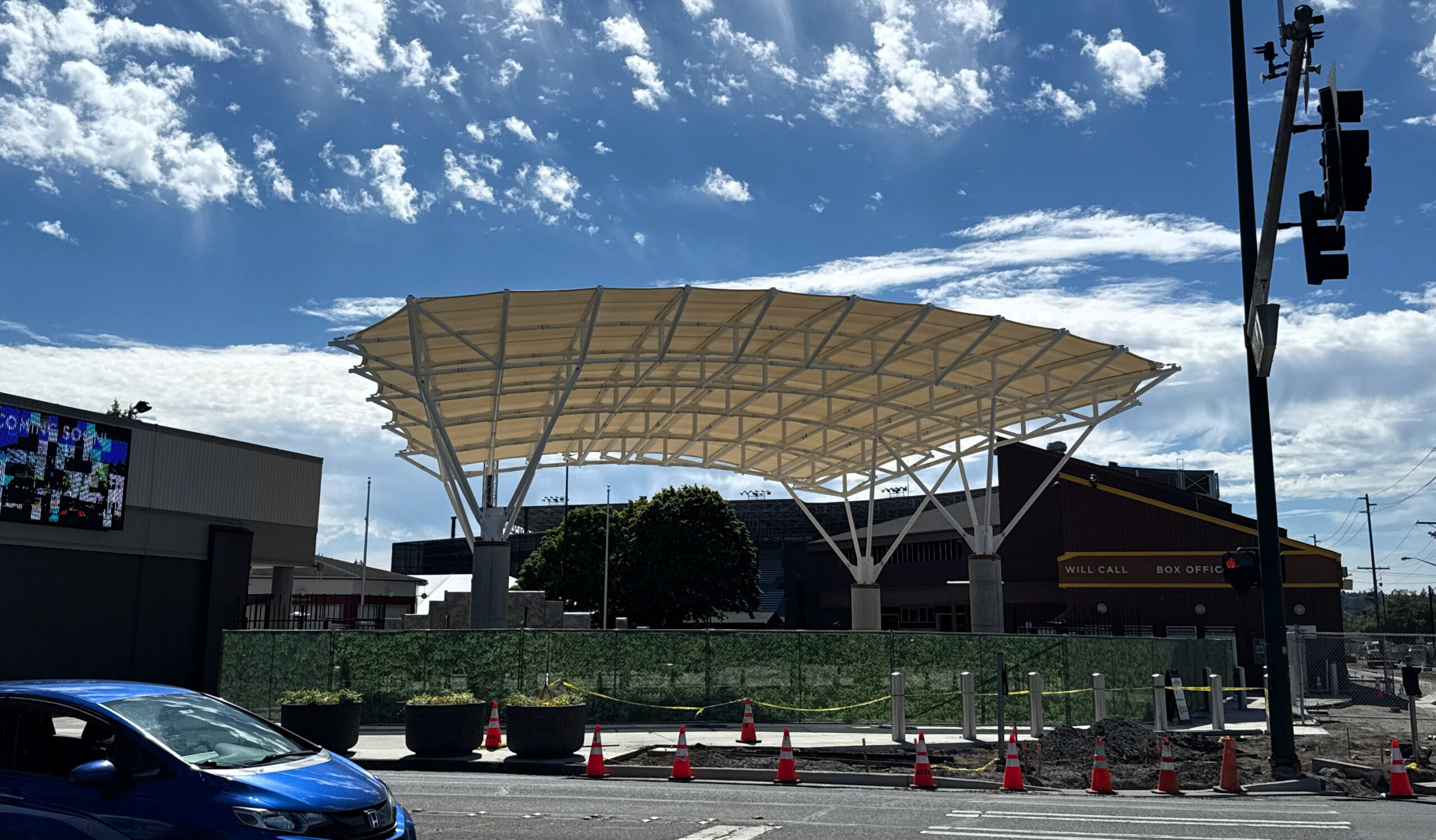 华盛顿州博览场馆入口雨棚项目丨美国华盛顿-27
