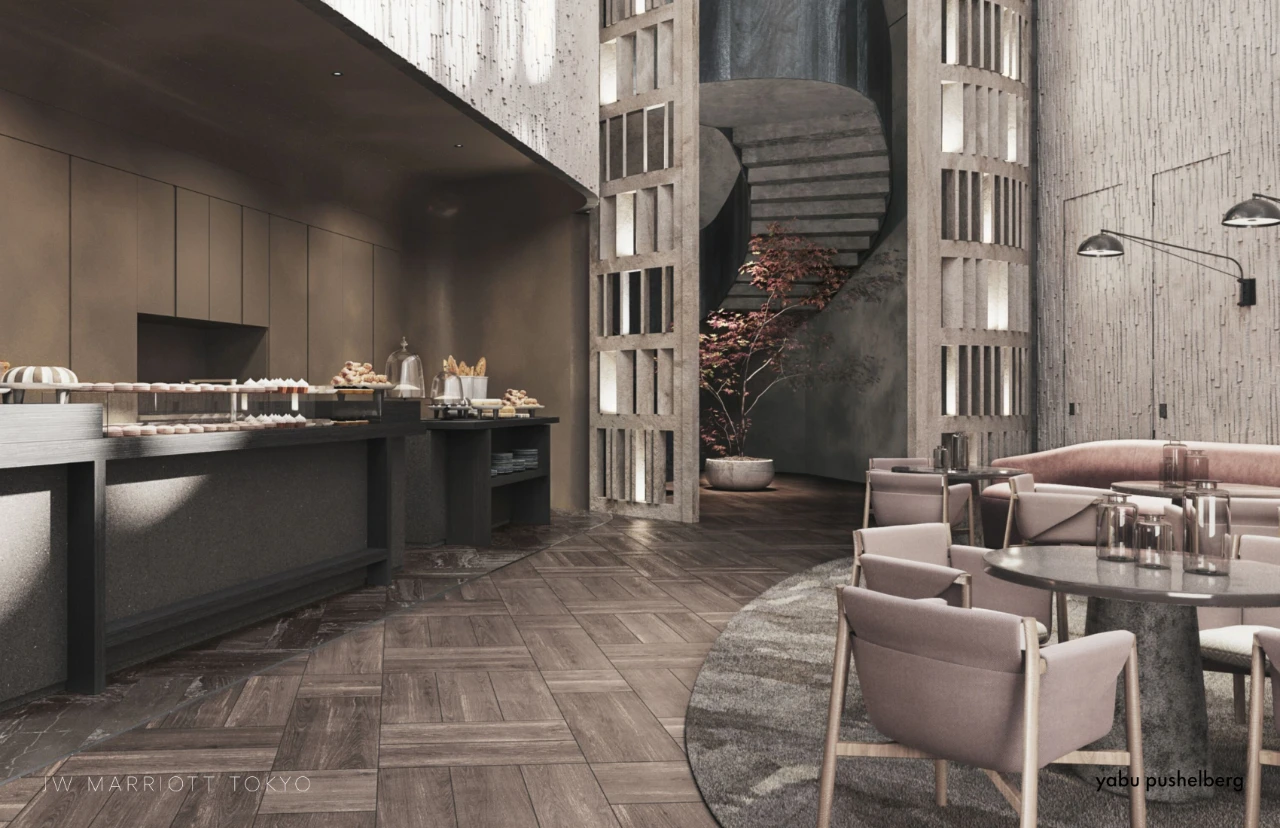 东京JW万豪酒店丨日本东京丨Yabu Pushelberg-20